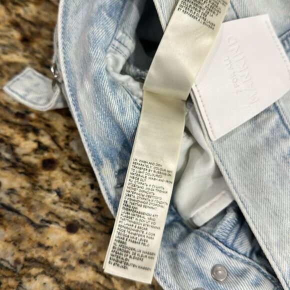 7 For All Mankind Ballon Tab Pant Isadora Light Wash Jeans Size 26 - Picture 9 of 12